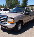 ford f 250 super duty 1999 tan pickup truck xlt gasoline 10 cylinders rear wheel drive automatic with overdrive 95678