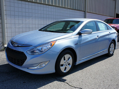 hyundai sonata hybrid 2012 blue sedan hybrid 4 cylinders front wheel drive 6 speed automatic 47130