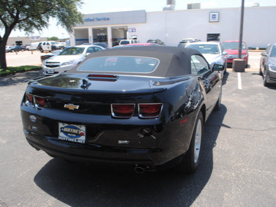 chevrolet camaro 2012 black 1lt gasoline 6 cylinders rear wheel drive automatic 75075