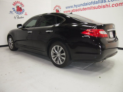 infiniti m37 2011 black sedan gasoline 6 cylinders rear wheel drive automatic 75150