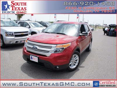ford explorer 2011 red suv xlt gasoline 6 cylinders 2 wheel drive automatic 78502