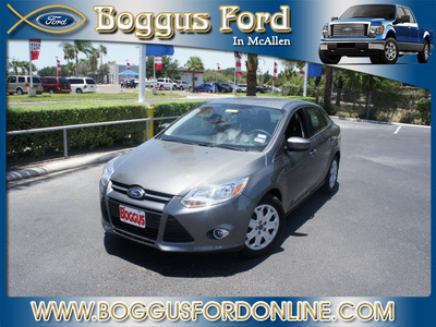 ford focus 2012 gray sedan se flex fuel 4 cylinders front wheel drive automatic 78501