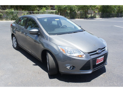 ford focus 2012 gray sedan se flex fuel 4 cylinders front wheel drive automatic 78501