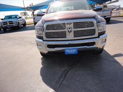 ram 3500 2012 dk  red pickup truck laramie longhorn diesel 6 cylinders 4 wheel drive automatic 76401