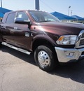 ram 3500 2012 dk  red pickup truck laramie longhorn diesel 6 cylinders 4 wheel drive automatic 76401