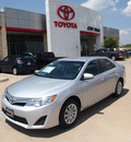toyota camry 2012 silver sedan le gasoline 4 cylinders front wheel drive automatic 76049
