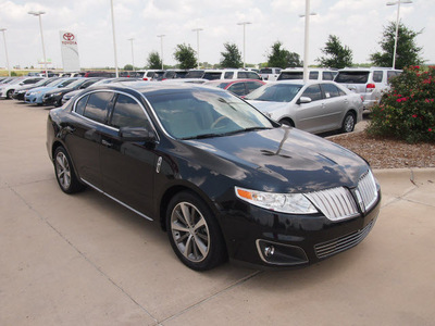 lincoln mks 2009 black sedan gasoline 6 cylinders front wheel drive automatic 76049