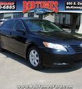 toyota camry 2007 black sedan le gasoline 4 cylinders front wheel drive automatic 75070