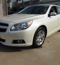 chevrolet malibu 2013 white sedan eco gasoline 4 cylinders front wheel drive automatic 78155