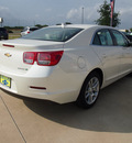 chevrolet malibu 2013 white sedan eco gasoline 4 cylinders front wheel drive automatic 78155