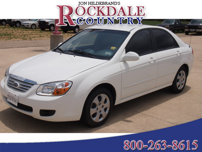 kia spectra 2007 white sedan ex gasoline 4 cylinders front wheel drive automatic with overdrive 76567