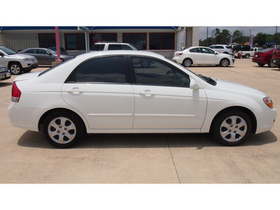 kia spectra 2007 white sedan ex gasoline 4 cylinders front wheel drive automatic with overdrive 76567