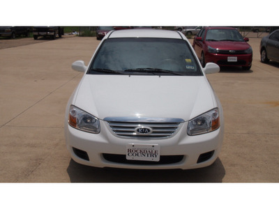kia spectra 2007 white sedan ex gasoline 4 cylinders front wheel drive automatic with overdrive 76567