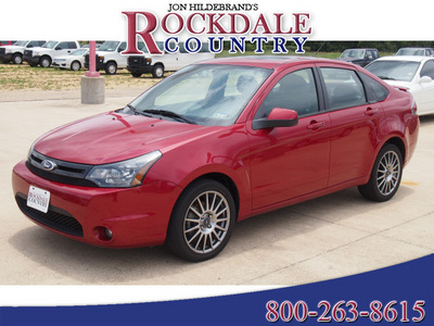 ford focus 2011 dk  red sedan sport ses gasoline 4 cylinders front wheel drive automatic with overdrive 76567