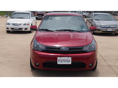 ford focus 2011 dk  red sedan sport ses gasoline 4 cylinders front wheel drive automatic with overdrive 76567