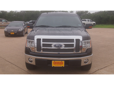 ford f 150 2010 black lariat flex fuel 8 cylinders 2 wheel drive automatic with overdrive 77864