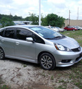honda fit 2012 silver hatchback sport gasoline 4 cylinders front wheel drive automatic 75606