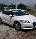 honda cr z 2012 white coupe ex hybrid 4 cylinders front wheel drive automatic 75606