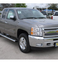 chevrolet silverado 1500 2012 gray pickup truck lt flex fuel 8 cylinders 2 wheel drive 6 speed automatic 78224