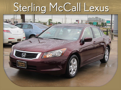 honda accord 2008 dk  red sedan lx p gasoline 4 cylinders front wheel drive automatic with overdrive 77074