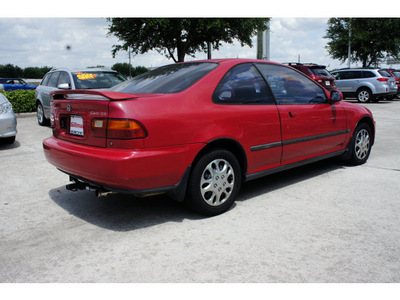 honda civic 1995 red coupe ex gasoline 4 cylinders front wheel drive 5 speed manual 77099