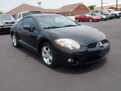 mitsubishi eclipse 2007 black hatchback gs gasoline 4 cylinders front wheel drive automatic 76234