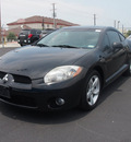mitsubishi eclipse 2007 black hatchback gs gasoline 4 cylinders front wheel drive automatic 76234