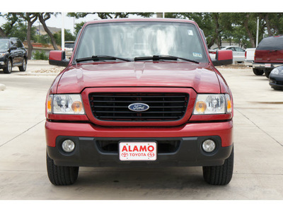ford ranger 2008 red sport gasoline 6 cylinders 2 wheel drive automatic with overdrive 78232