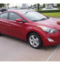 hyundai elantra 2013 red sedan gls gasoline 4 cylinders front wheel drive automatic 77074