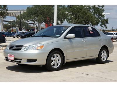 toyota corolla 2004 gray sedan le gasoline 4 cylinders front wheel drive automatic with overdrive 78232