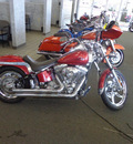 harley davidson fxsti 2004 red softail standard 2 cylinders 5 speed 45342