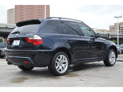 bmw x3 2007 dk  blue suv gasoline 6 cylinders all whee drive automatic 77002