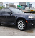 bmw x3 2007 dk  blue suv gasoline 6 cylinders all whee drive automatic 77002