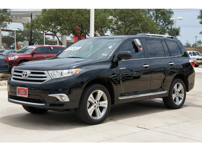 toyota highlander 2011 black suv limited gasoline 6 cylinders front wheel drive automatic 78232