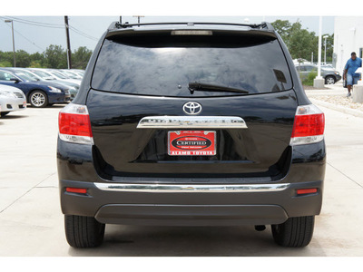 toyota highlander 2011 black suv limited gasoline 6 cylinders front wheel drive automatic 78232