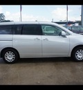 nissan quest 2011 silver van gasoline 6 cylinders front wheel drive cont  variable trans  77338