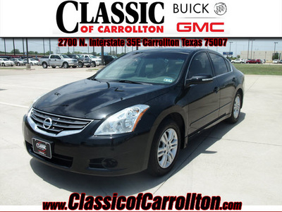 nissan altima 2010 black sedan 2 5 sl gasoline 4 cylinders front wheel drive automatic 75007