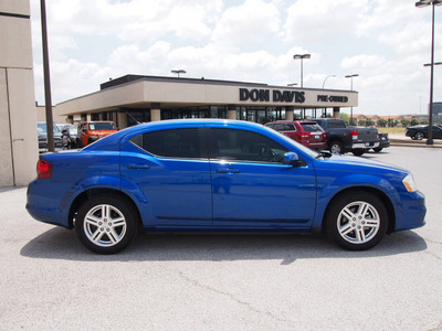 dodge avenger 2012 blue sedan sxt gasoline 4 cylinders front wheel drive automatic 76011