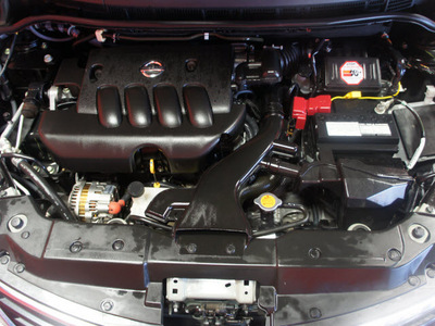 nissan versa 2011 black hatchback 1 8 s gasoline 4 cylinders front wheel drive automatic 76116