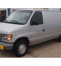 ford econoline cargo 2001 silver van gasoline 6 cylinders rear wheel drive automatic with overdrive 77340