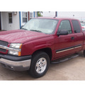 chevrolet silverado 1500 2004 red lt gasoline 8 cylinders 4 wheel drive automatic with overdrive 77340