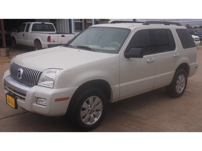 mercury mountaineer 2006 white suv convenience gasoline 6 cylinders rear wheel drive automatic with overdrive 77340