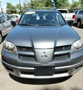 mitsubishi outlander 2004 gray suv ls gasoline 4 cylinders all whee drive automatic 13502