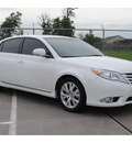 toyota avalon 2011 pearl white sedan gasoline 6 cylinders front wheel drive automatic 77338