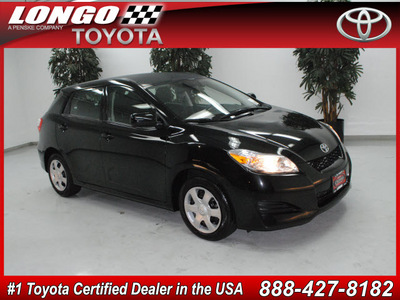 toyota matrix 2010 black hatchback gasoline 4 cylinders front wheel drive automatic 91731