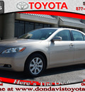 toyota camry 2007 tan sedan xle gasoline 4 cylinders front wheel drive automatic 76011