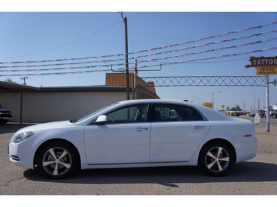 chevrolet malibu 2012 white sedan lt flex fuel 4 cylinders front wheel drive automatic 79029