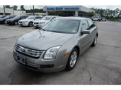 ford fusion 2008 lt  gray sedan v6 se gasoline 6 cylinders front wheel drive automatic 77339
