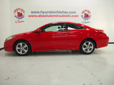 toyota camry solara 2006 red coupe se gasoline 4 cylinders front wheel drive automatic 75150