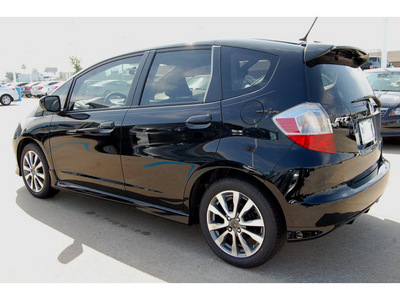 honda fit 2012 black hatchback sport w navi gasoline 4 cylinders front wheel drive shiftable automatic 77025